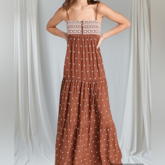 Spiritual Gangster|| Embroidered Maxi Dress || NWT - Picture 3 of 5